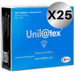 UNILATEX - CONSERVATEURS NATURELS PACK 25 X 144 UNITÉS