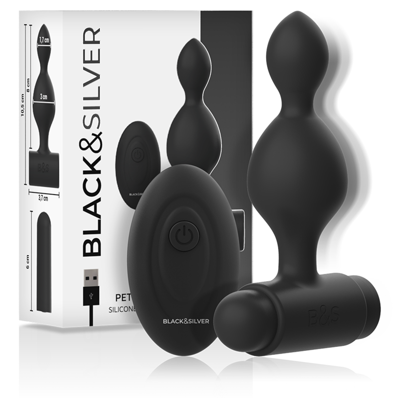 BLACKSILVER - TUCKER PETITE TÉLÉCOMMANDE POUR PLUG ANAL EN SILICONE
