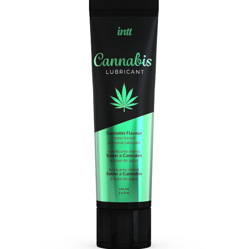 INTT LUBRICANTS - LUBRIFIANT INTIME A BASE d'eau SAVEUR CANNABIS