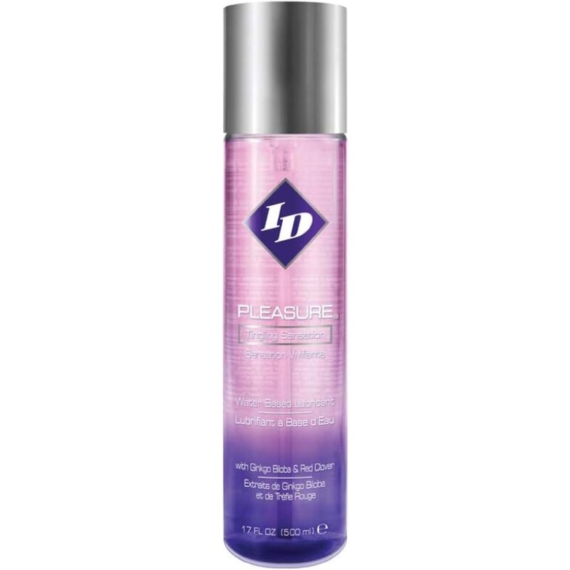 ID PLEASURE - LUBRIFIANT  BASE d'eau SENSATION TINGING 500 ML