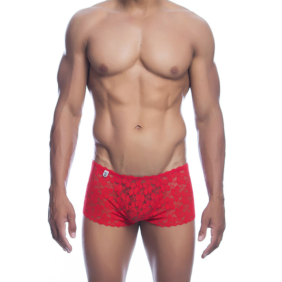 MOB - BOXER ENCAJE ROJO TAILLE S/M