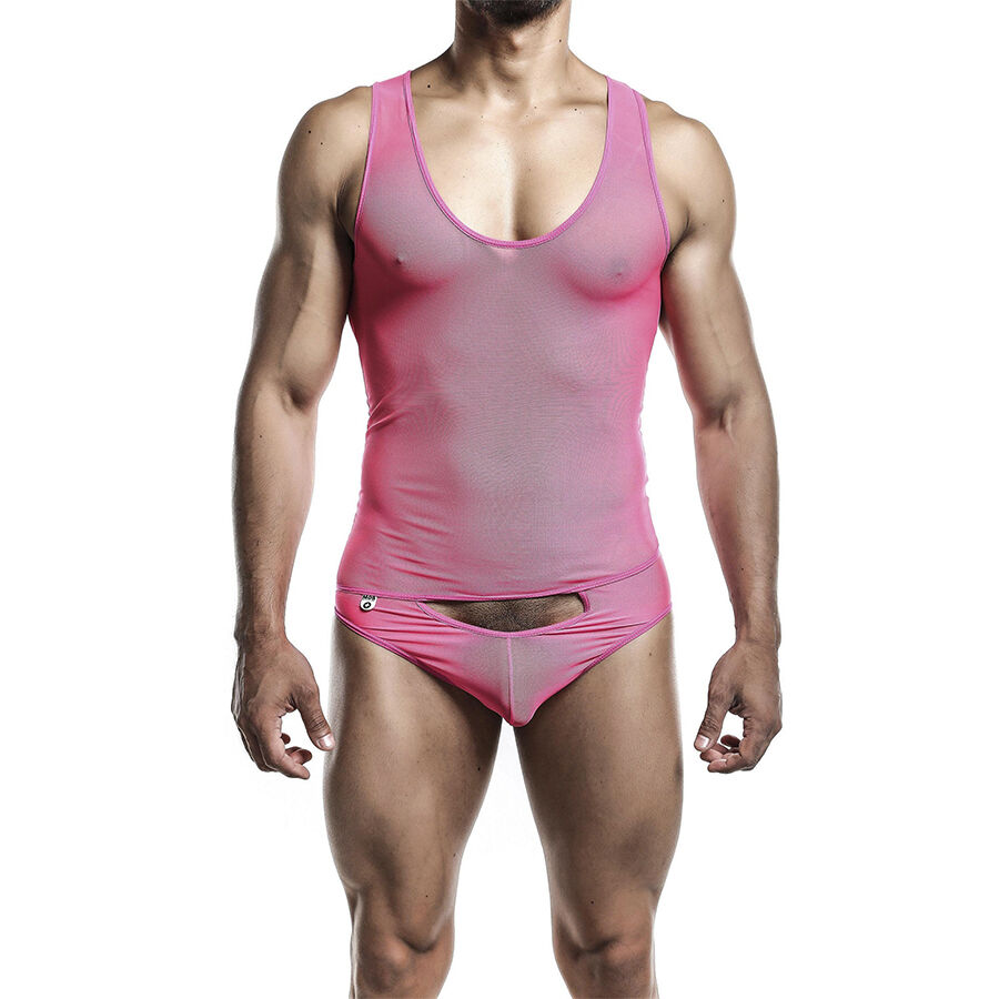 MOB - BODYSHEER TRANSPARTE ROSA TAILLE S/M