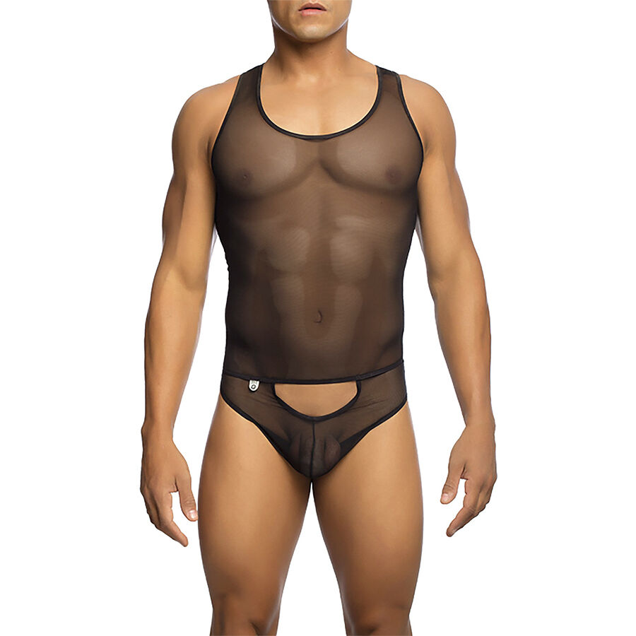 MOB - BODYSHEER TRANSPARTE NEGRO TAILLE S/M