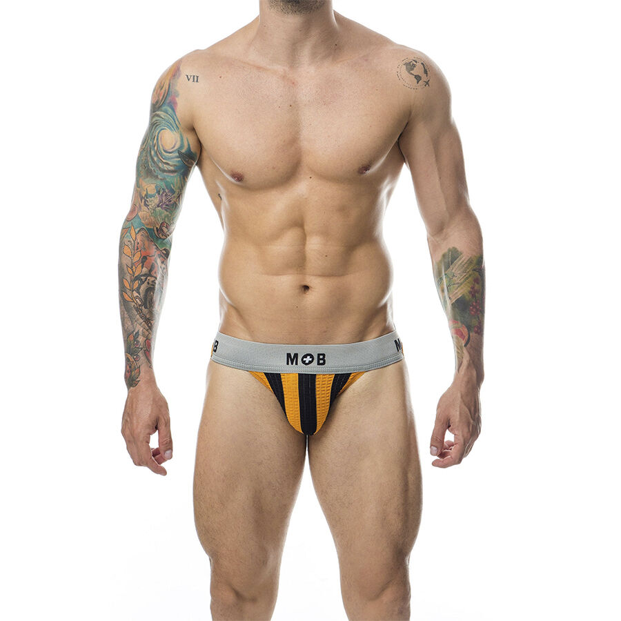 MOB - JOCK CLASICO STRIPE NARANJA TAILLE S