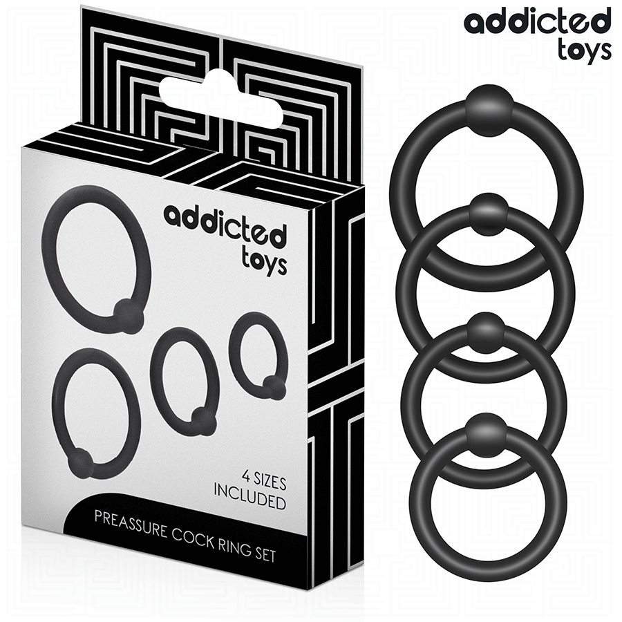 ADDICTED TOYS - LOT DANNEAUX EN SILICONE À PRESSION