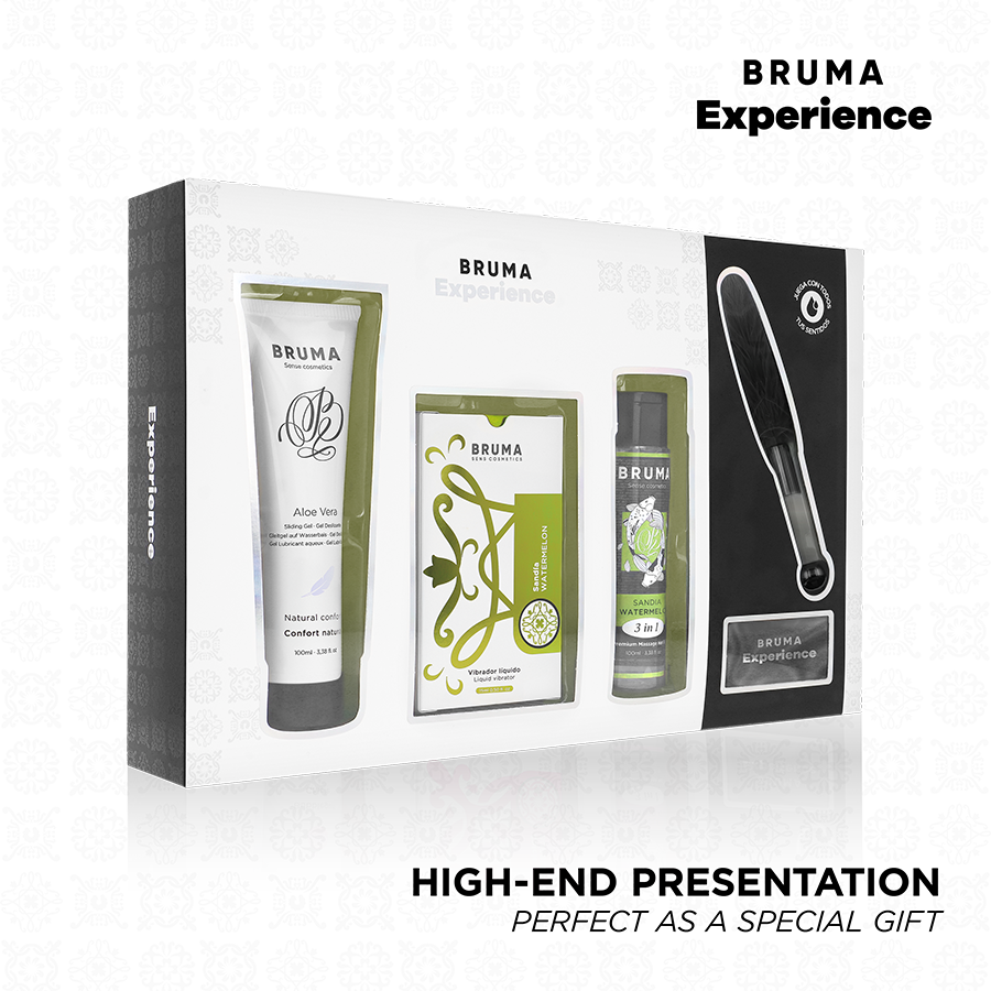 BRUMA XPERIENCE - KIT TENTATION DOUCE VIBRO + LUBRIFIANT + HUILE