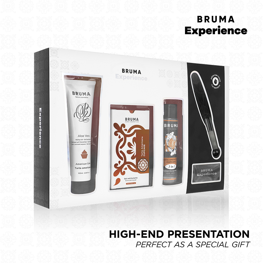 BRUMA XPERIENCE - KIT TENTATION LUBRIFIANT AVEC VIBRO AMPLIFICATEUR D'ORGASME