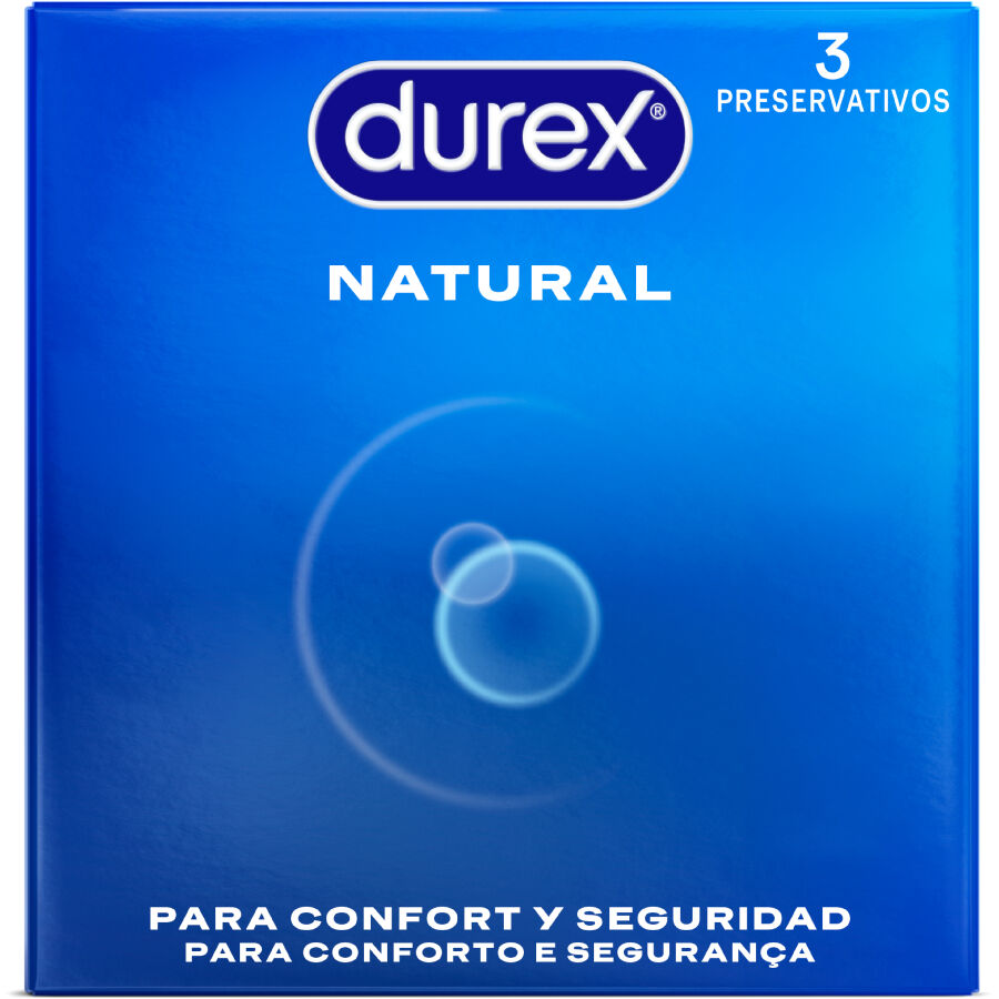 DUREX - PRÉSERVATIFS NATURELS 3 UNITÉS