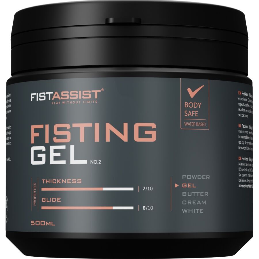 COBECO - FIST ASSIST GEL DE FISTING EXTRA-ÉPAIS À BASE DEAU 500 ML