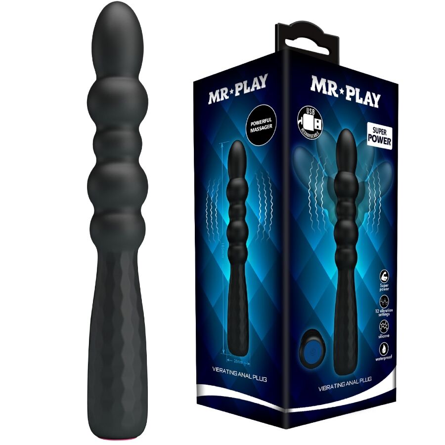 MR PLAY - PLUG ANAL VIBRANT ET FLEXIBLE