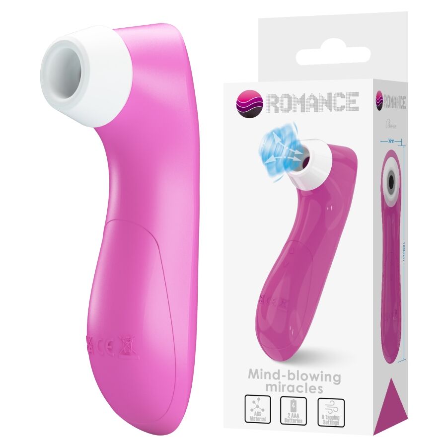 ROMANCE - APPAREIL DE SUCCION CLITORIALE AVEC TECHNOLOGIE DE PULSATION ROSE
