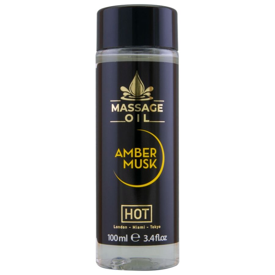 HOT - HUILE DE MASSAGE AMBRE ET MUSC 100 ML