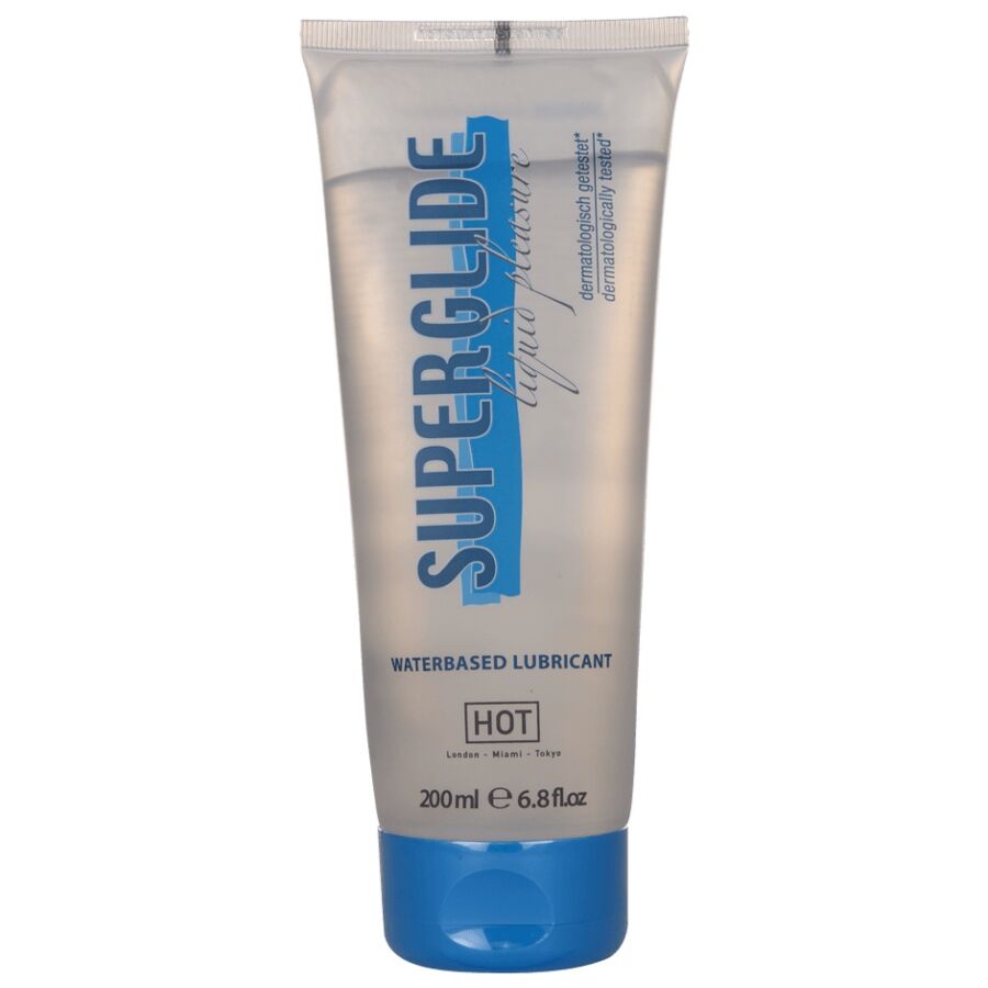 HOT - SUPERGLIDE LIQUID PLEASURE LUBRIFIANT À BASE DEAU 200 ML