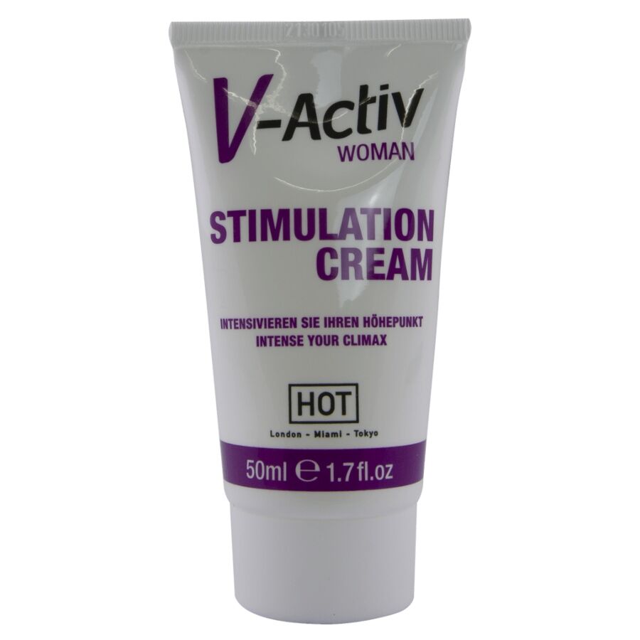HOT - CRÈME STIMULANTE V-ACTIV POUR FEMMES 50 ML