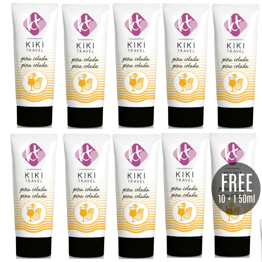 KIKÍ TRAVEL - PINA COLADA LUBRIFIANT 50 ML 10 + 1 GRATUIT