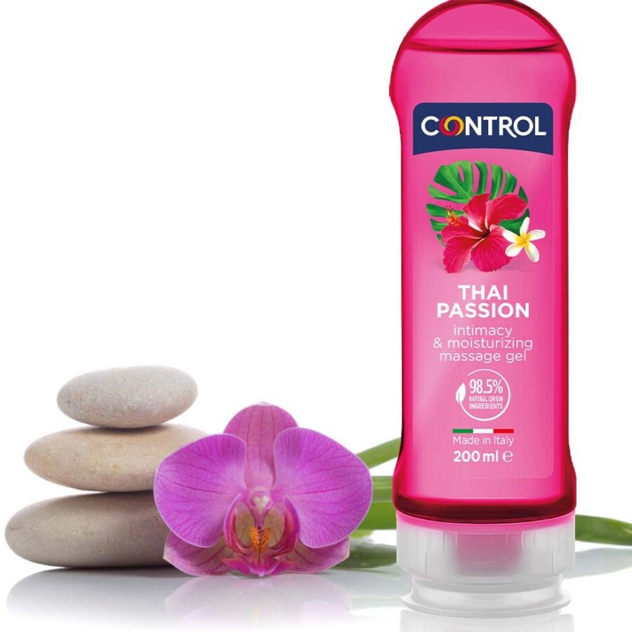 CONTROL - 2 EN 1 MASSAGE  PLAISIR THAI PASSION 200 ML