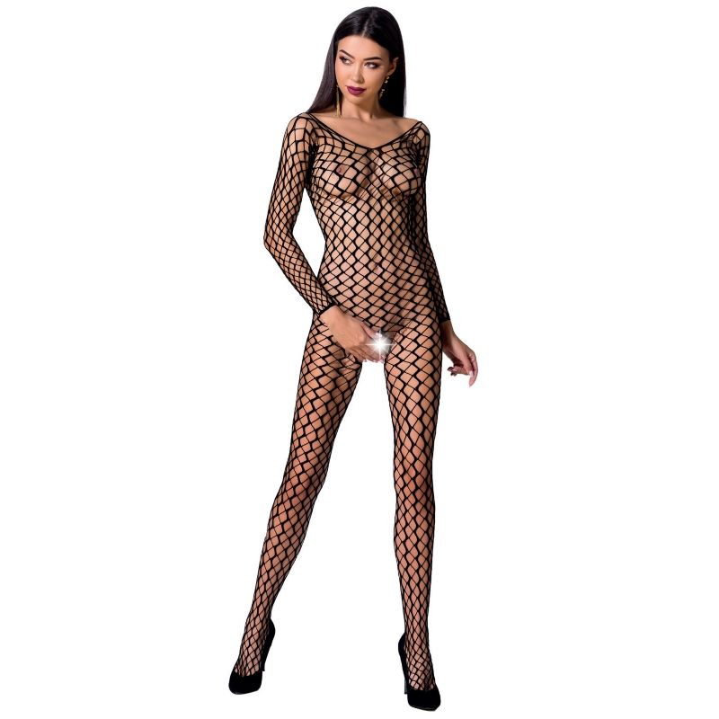 PASSION - WOMAN BS068 BODYSTOCKING ROJO TAILLE UNICA